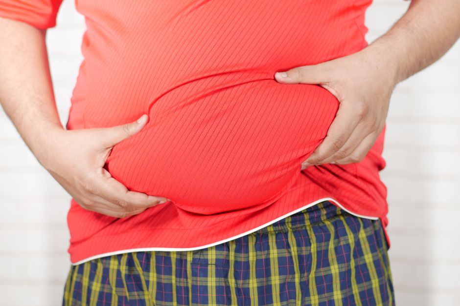 Bloating illustration